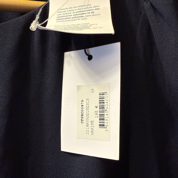 Claudie Pierlot Straight Navy Dress (NWT with imperfections) - Picture 8 of 10